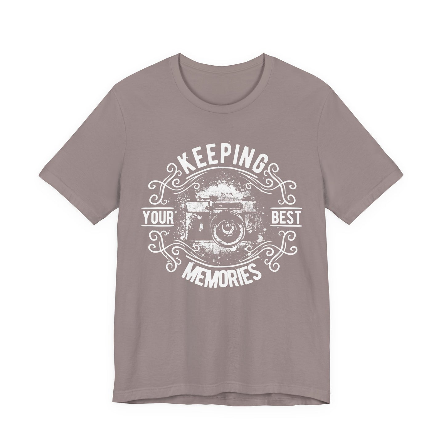 Keeping Your Best Memories T-Shirt Vintage Camera Graphic T-Shirt A-5