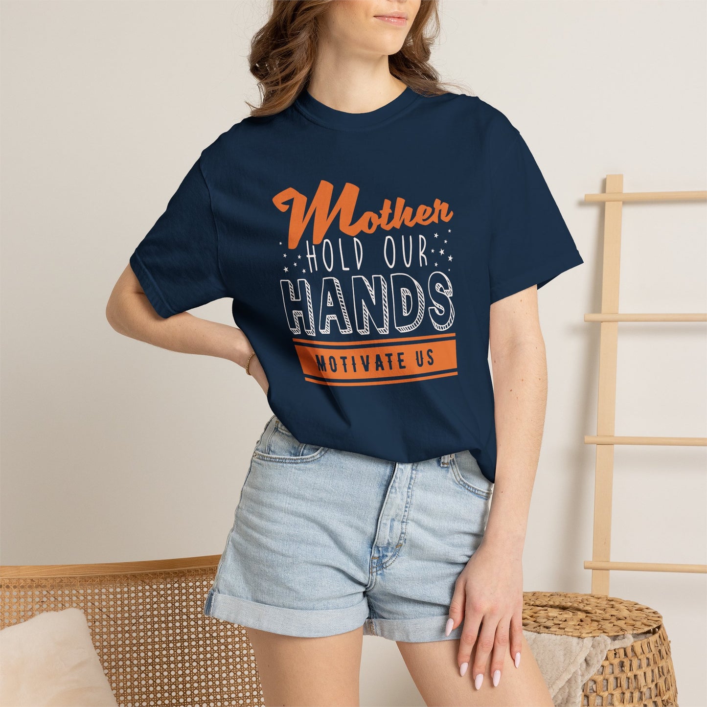 Mom T-shirt Mother Day Mama Tee Unisex Comfort Colors Garment-Dyed Cotton h48