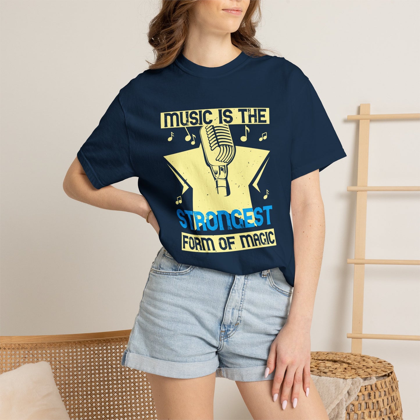 Music Graphic Design Unisex Cotton T-shirt m35