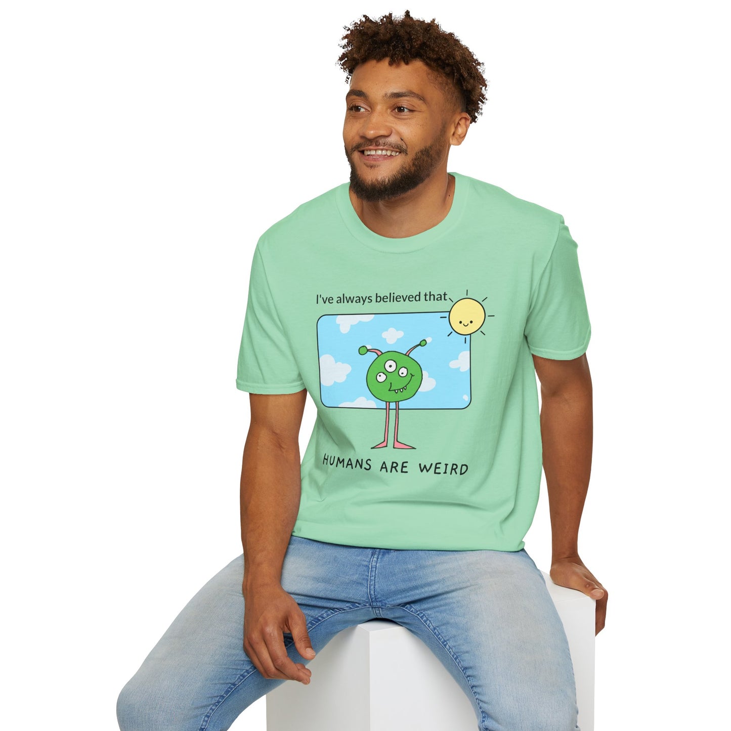 Funny T Shirts, UFO Tees, Funny Aliens Shirt - 26