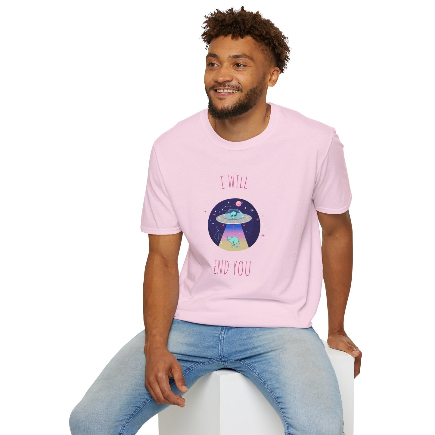 Funny T Shirts UFO Tees Funny Aliens Shirt
