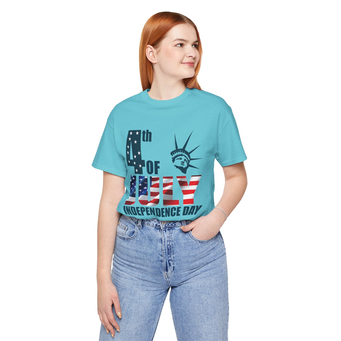 Independence Day Graphic Unisex Cotton T-Shirt 026