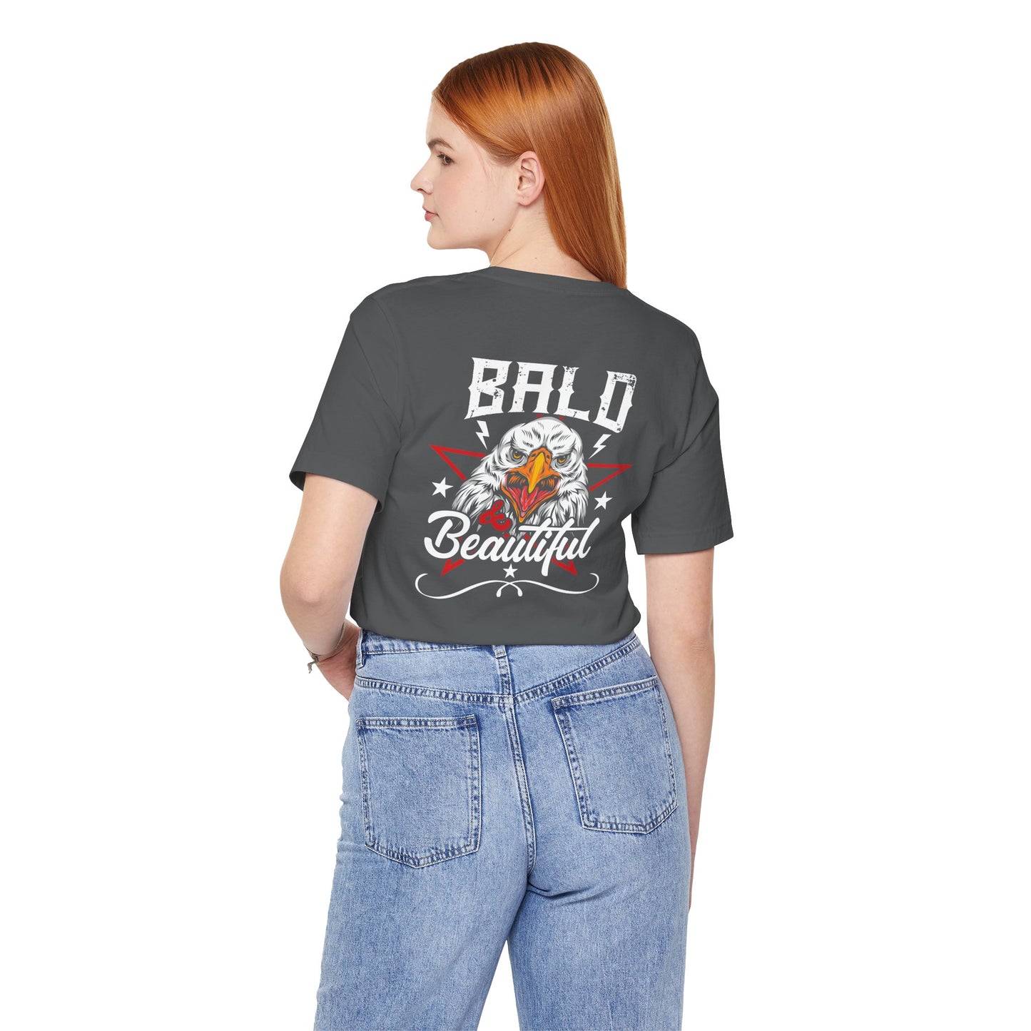 Bald Eagle Graphic Illustration Unisex Cotton Tee a3