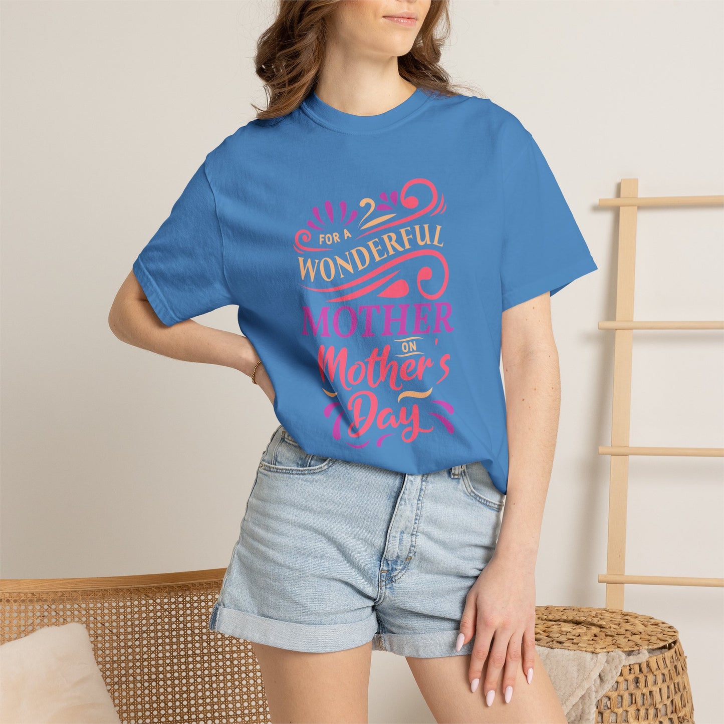 Mom T-shirt Mother's Day Mama Tee Unisex Comfort Colors Garment-Dyed Cotton h18