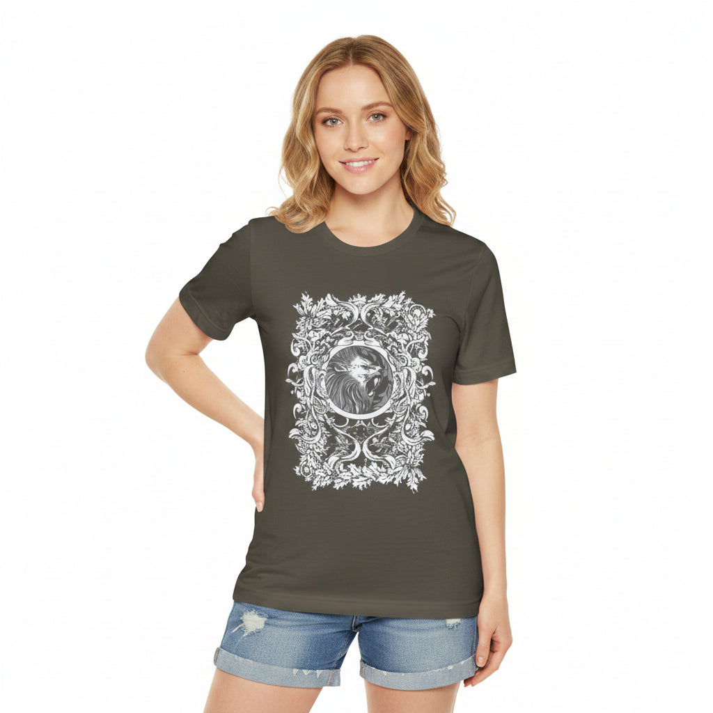 Gothic Illustration Graphic Unisex Cotton T-Shirt r18