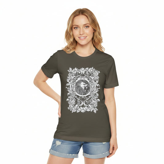 Gothic Illustration Graphic Unisex Cotton T-Shirt r18