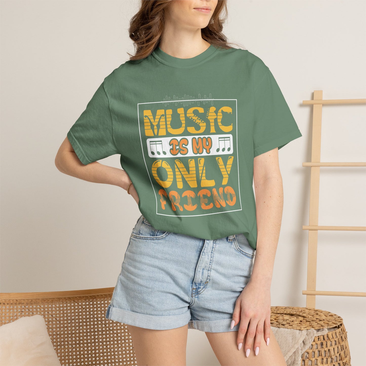 Music Graphic Design Unisex Cotton T-shirt 069
