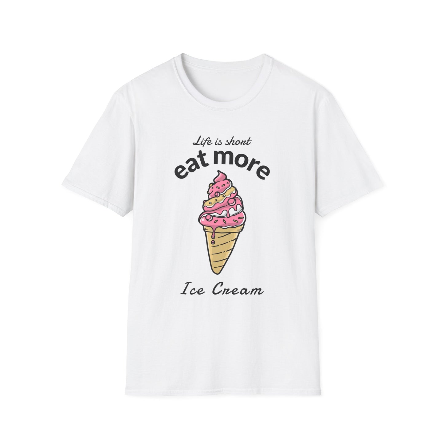 Food Tees, Funny Food T Shirts, Funny T Shirts, Shirt with Food, Junk Food Tees, Shirt with Ice Cream, Ice Cream T-Shirt