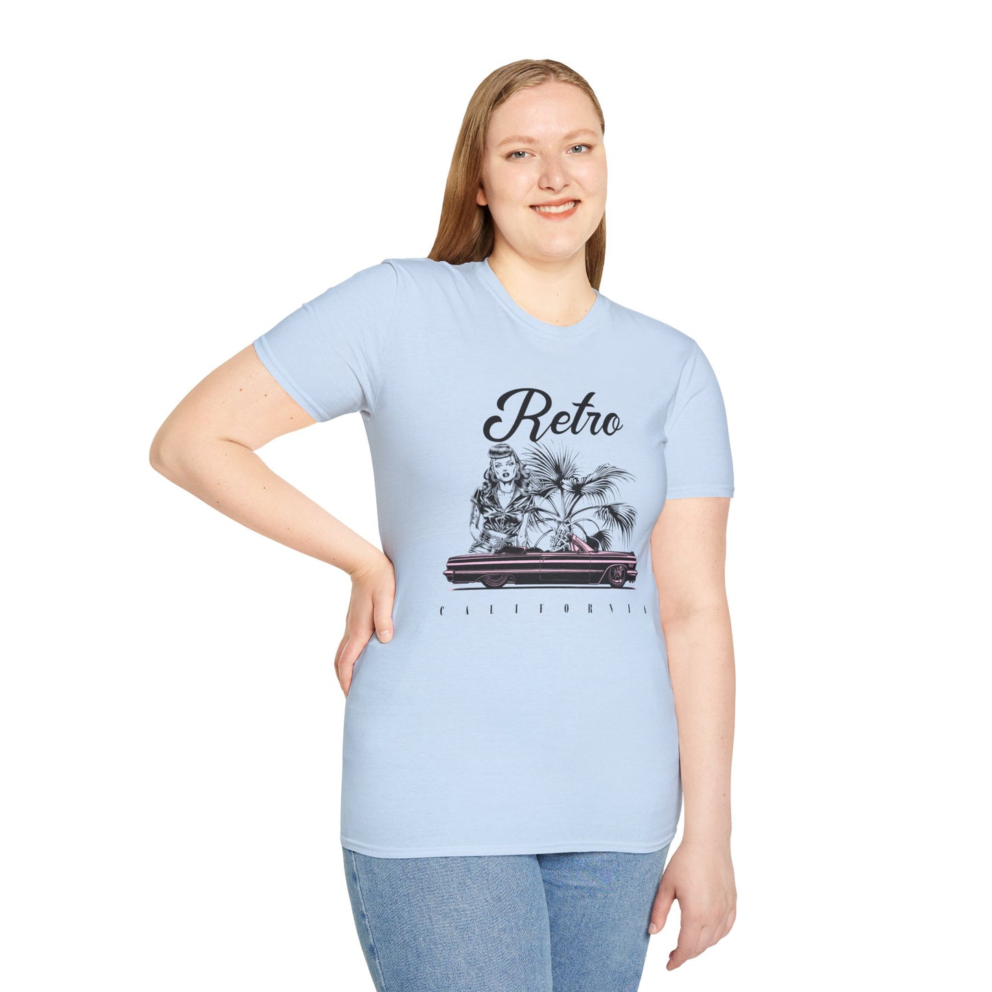 Retro T Shirt, Retro Design Shirt, Retro Art Tee Shirt, T-shirt with Retro Style