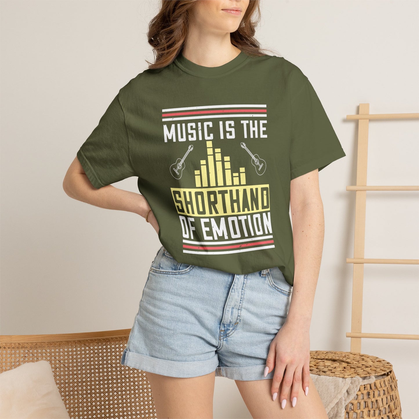 Music Graphic Design Unisex Cotton T-shirt m34