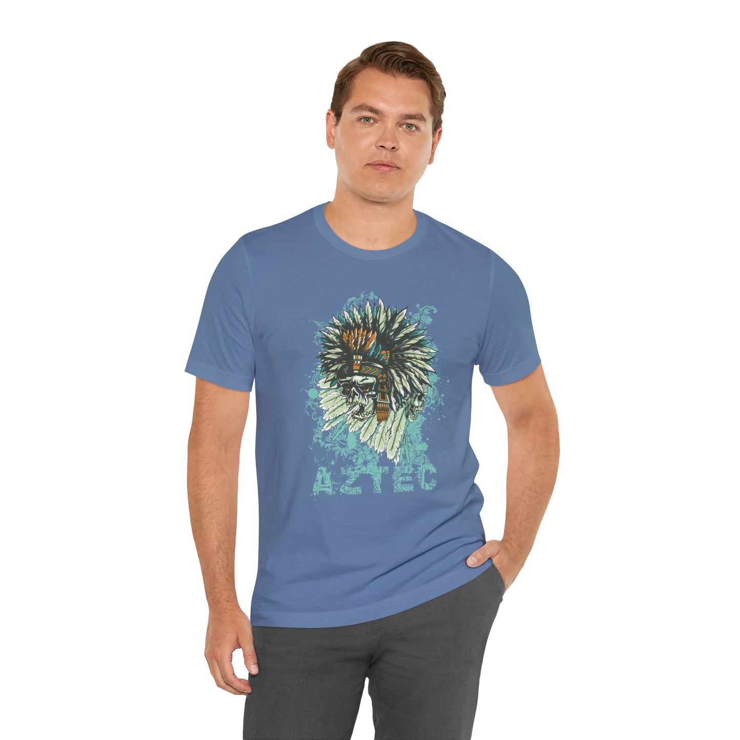 Skull Graphic Design Unisex Cotton Tee Shirt Art-14