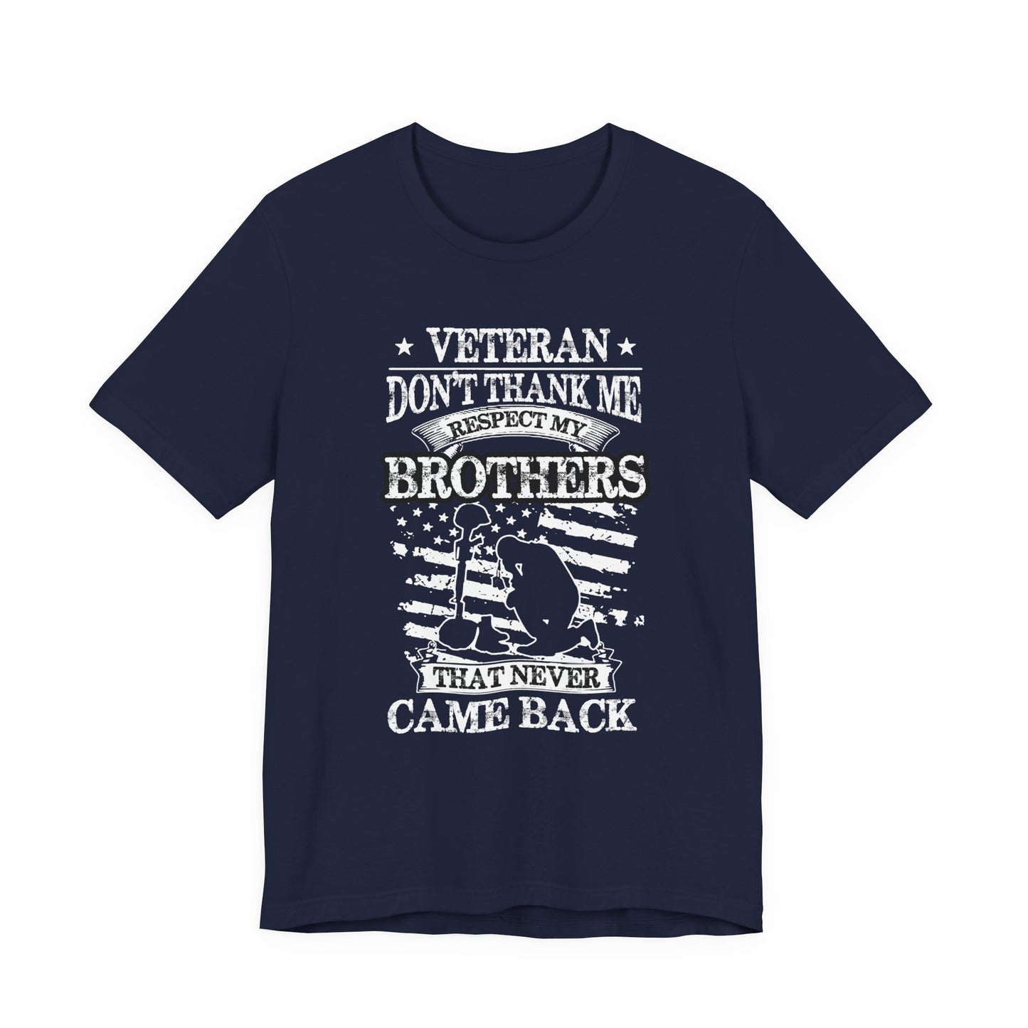 Army Veteran Patriotic Graphic Design Unisex Cotton T-Shirt v60