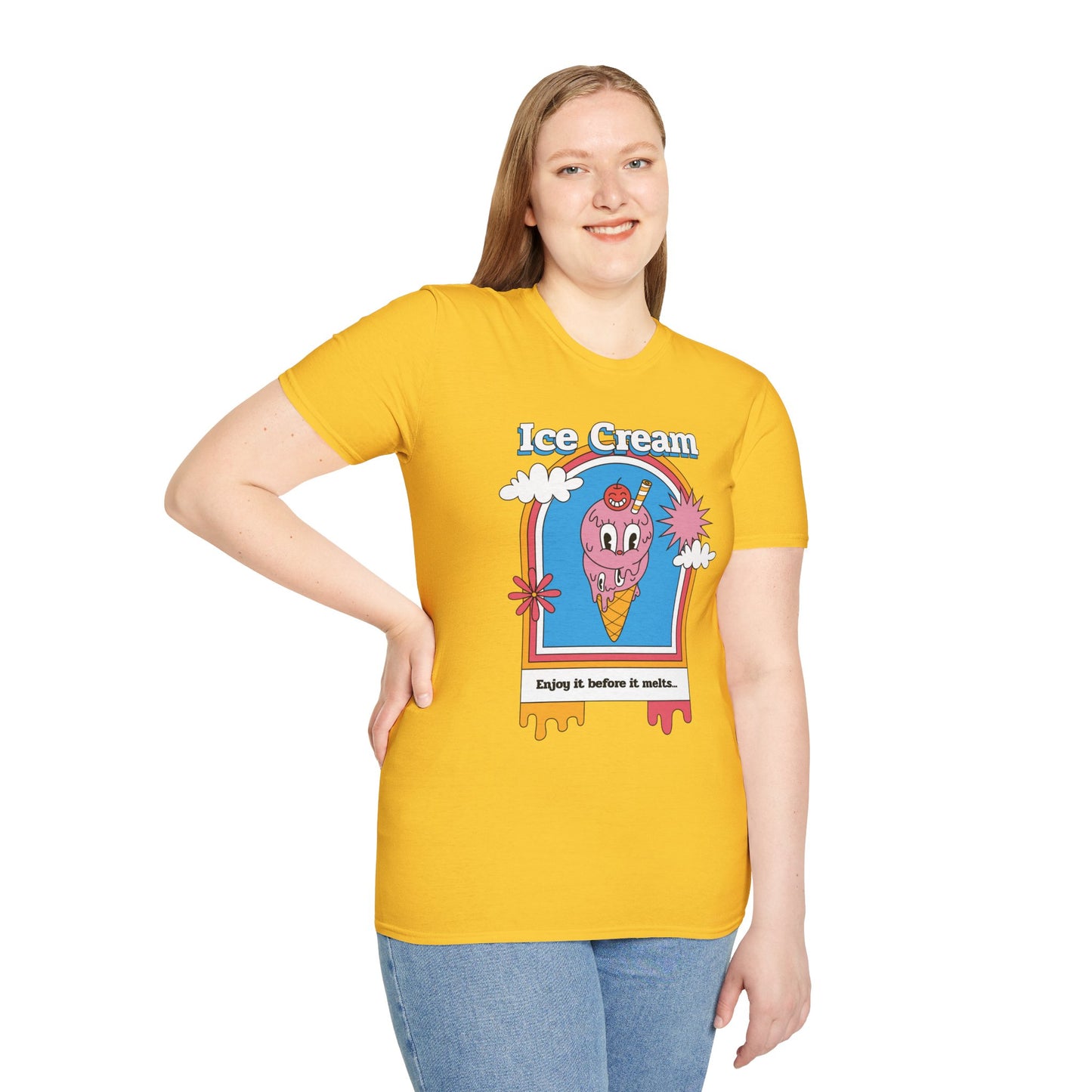 Food Tees, Funny Food T Shirts, Funny T Shirts, Shirt with Food, Junk Food Tees, Shirt with Ice Cream, Ice Cream T-Shirt
