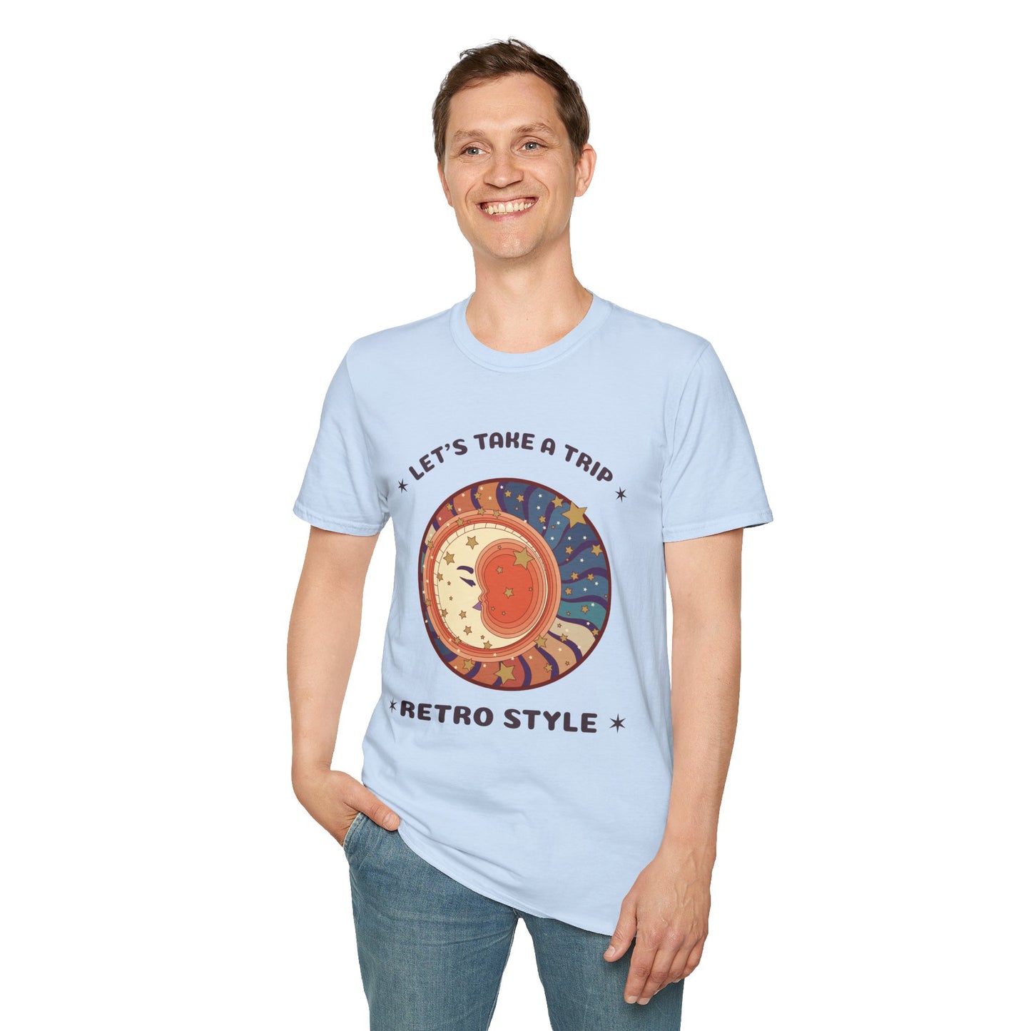 Retro T Shirt, Retro Design Shirt, Retro Art Tee Shirt, T-shirt with Retro Style