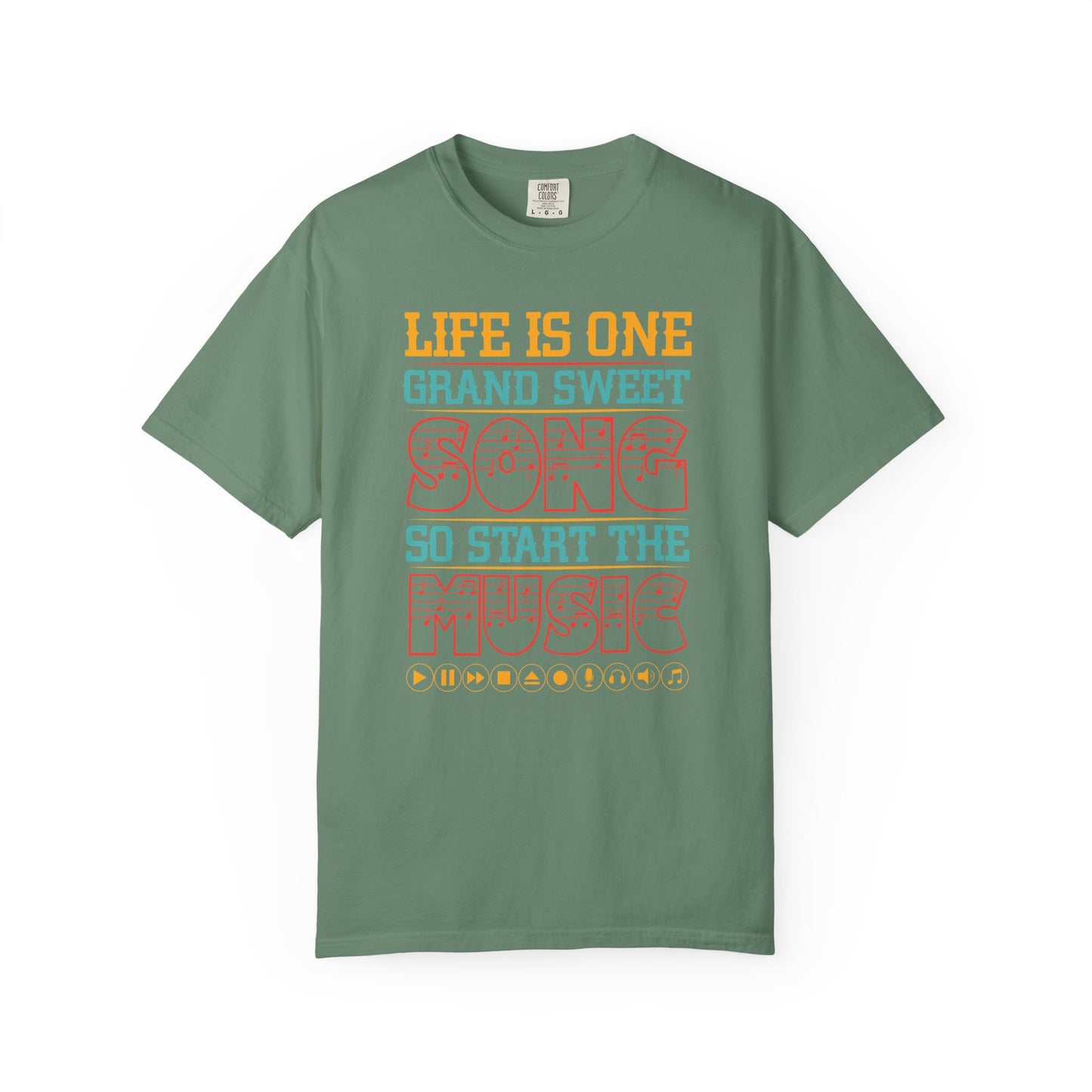 Music Graphic Design Unisex Cotton T-shirt 023