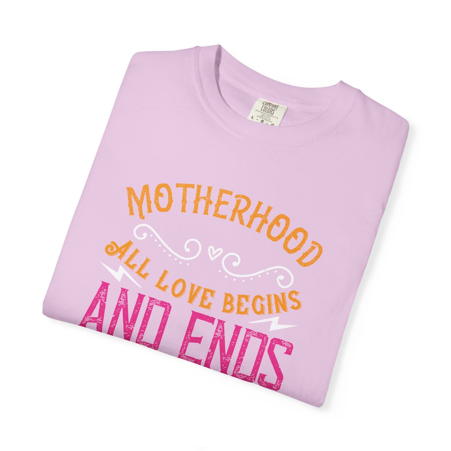 Mom T-shirt Mother Day Mama Tee Unisex Comfort Colors Garment-Dyed Cotton h85