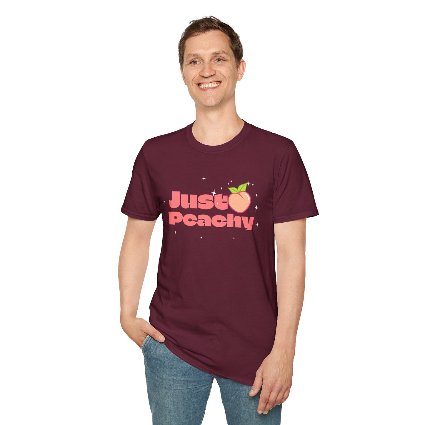 Food Tees, Funny Food T Shirts, Funny T Shirts, Shirt with Fruits, Shirt with Peach