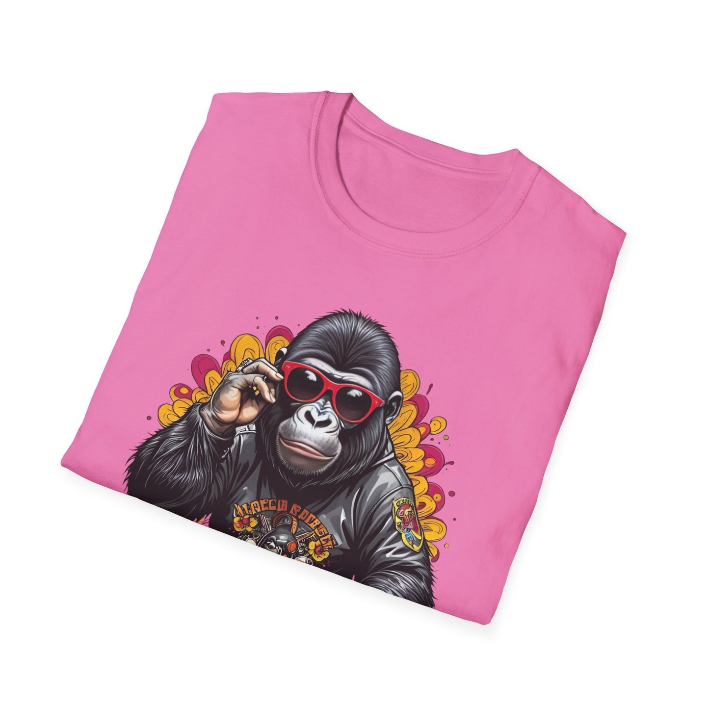 Animals Tees, Funny Animals Shirt, T Shirts with Funny Animals, T-Shirt with Gorilla, Monkey Tees