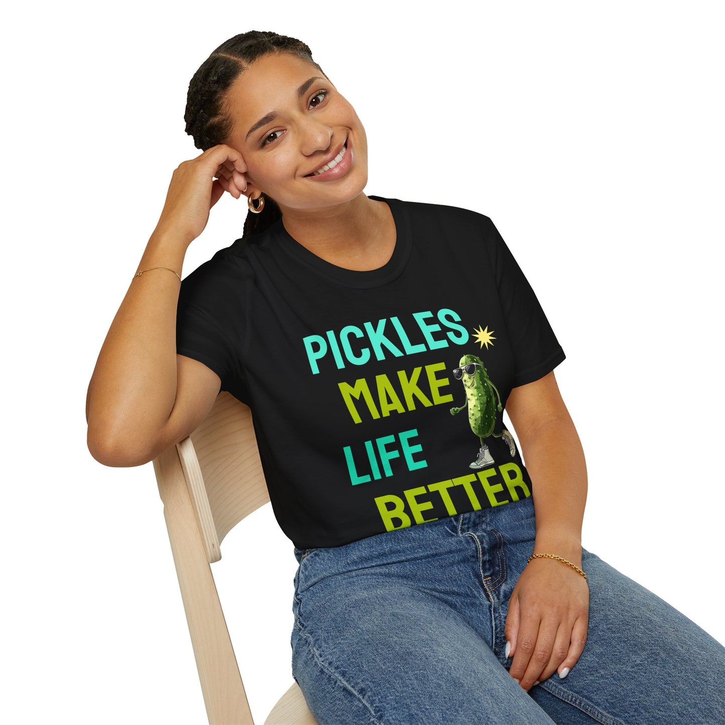 Food Tees, Funny Food T Shirts, Funny T Shirts, Shirt with Vegetables, Shirt with Pickle