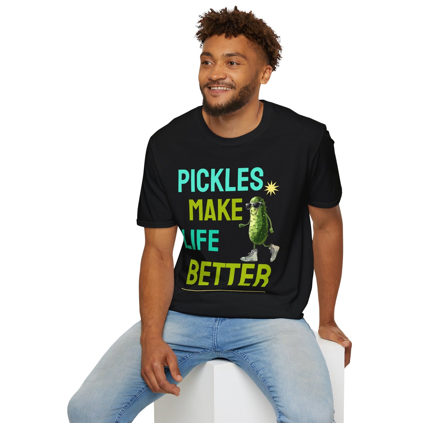 Food Tees, Funny Food T Shirts, Funny T Shirts, Shirt with Vegetables, Shirt with Pickle