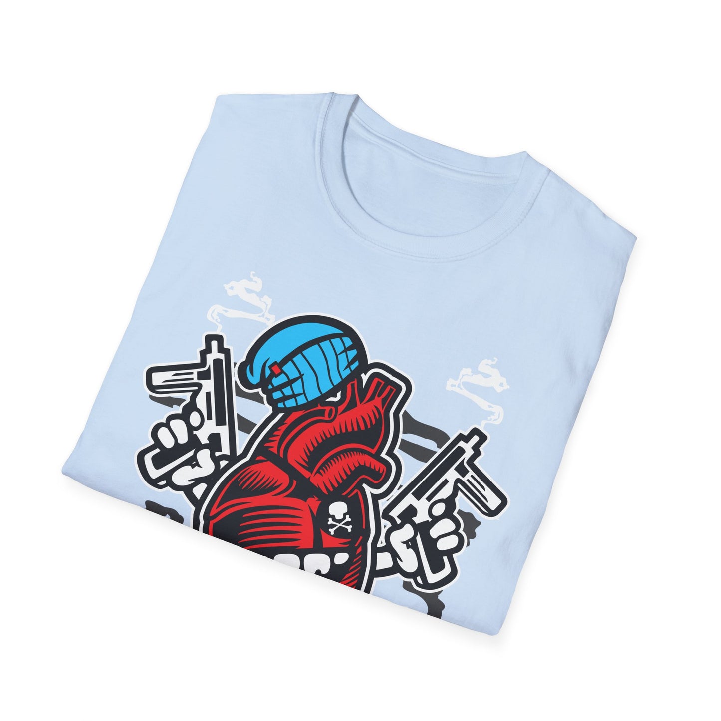 Cartoon T Shirt Animation T Shirt Funny Tee Unisex Gildan Softstyle 64000 100 Percent Cotton