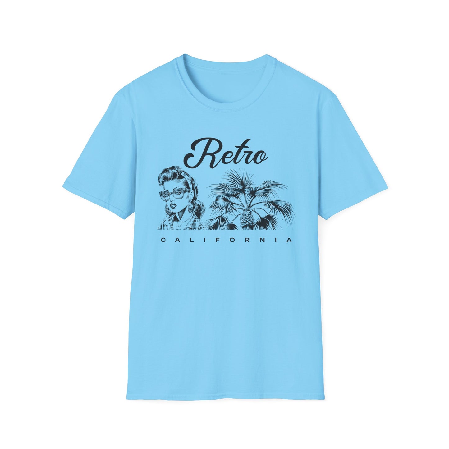 Retro T Shirt, Retro Design Shirt, Retro Art Tee Shirt, T-shirt with Retro Style