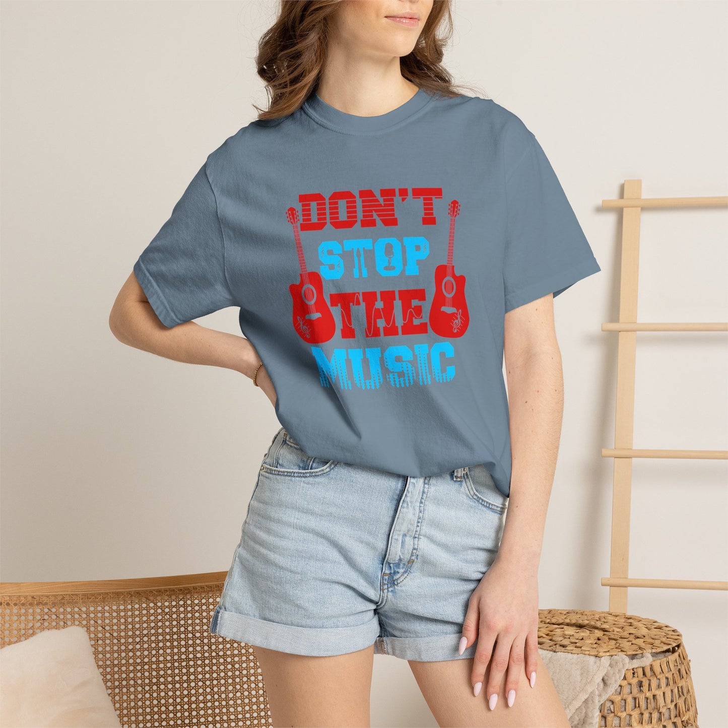 Music Graphic Design Unisex Cotton T-shirt  042