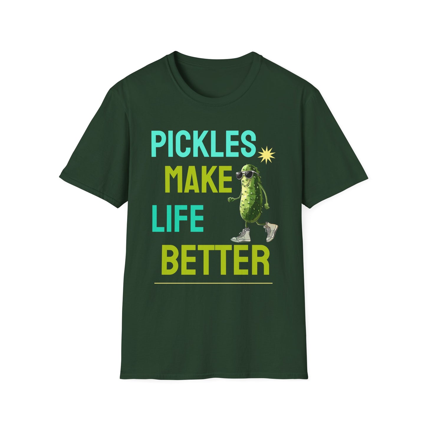 Food Tees, Funny Food T Shirts, Funny T Shirts, Shirt with Vegetables, Shirt with Pickle