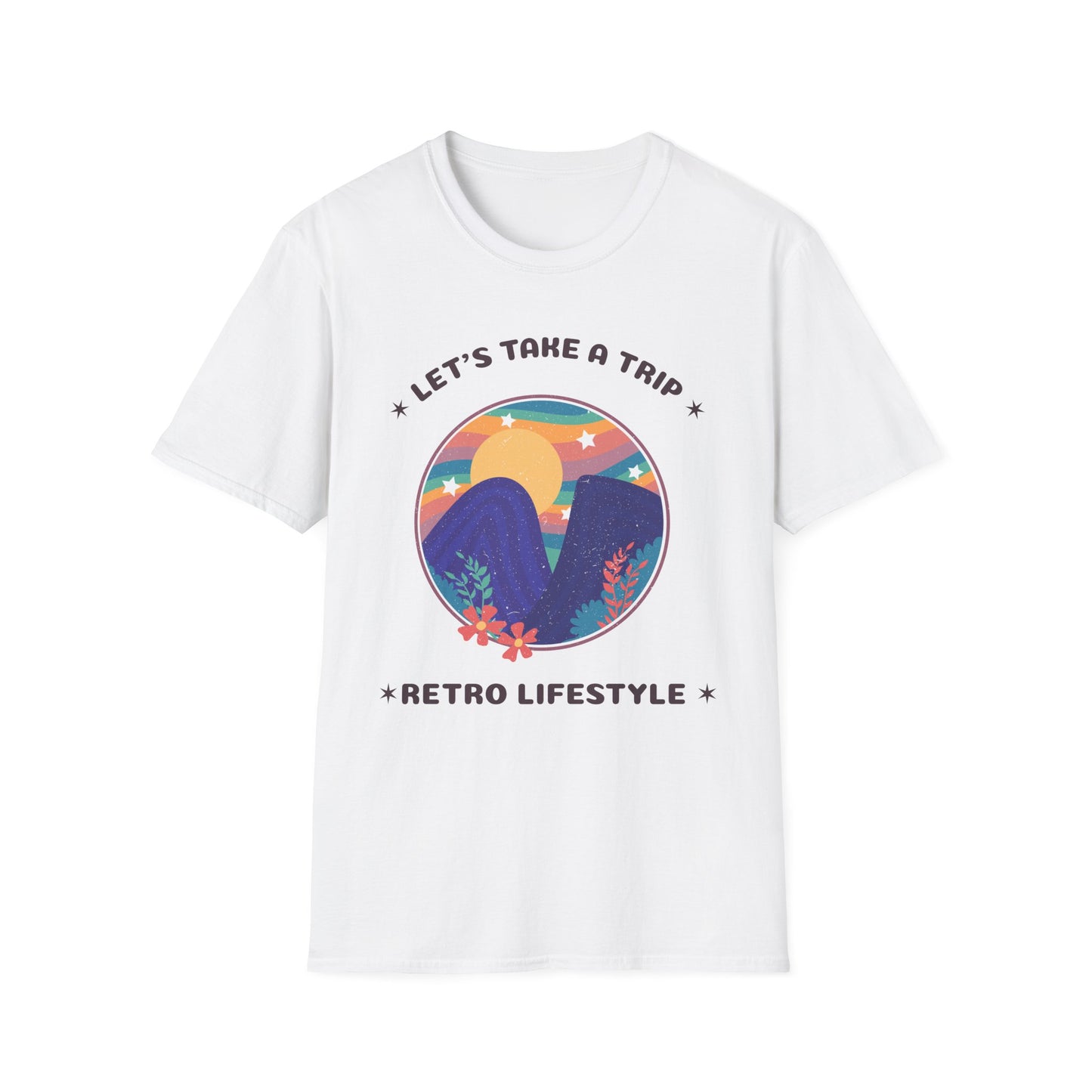 Retro T Shirt, Retro Design Shirt, Retro Art Tee Shirt, T-shirt with Retro Style