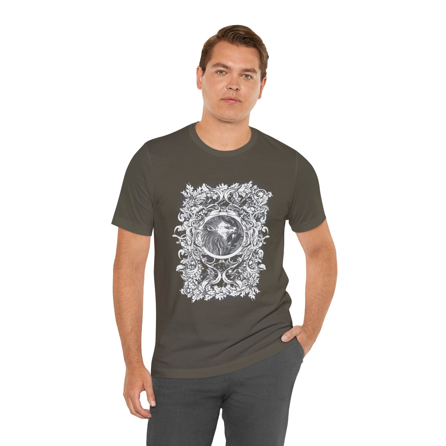 Gothic Illustration Graphic Unisex Cotton T-Shirt r18