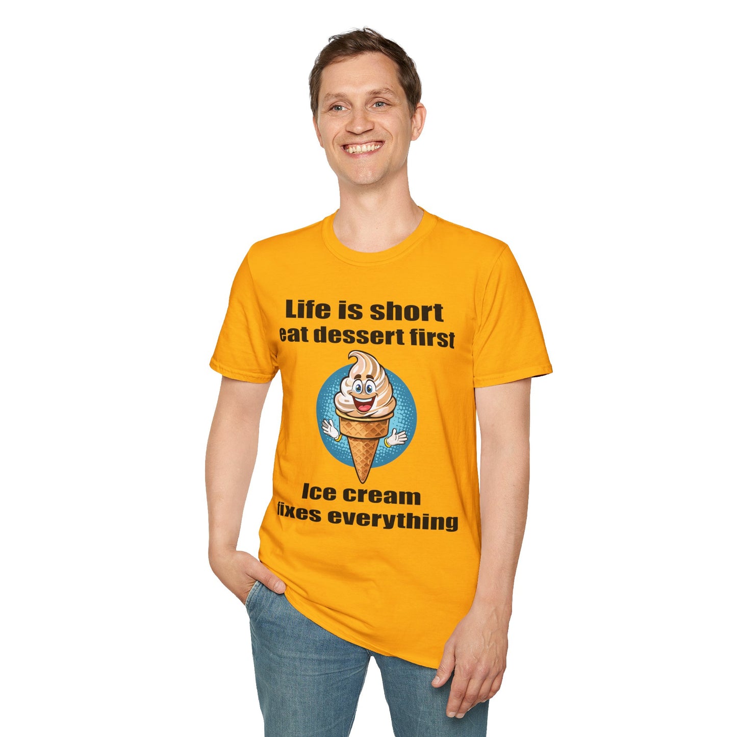 Food Tees, Funny Food T Shirts, Funny T Shirts, Shirt with Food, Junk Food Tees, Shirt with Ice Cream, Ice Cream T-Shirt