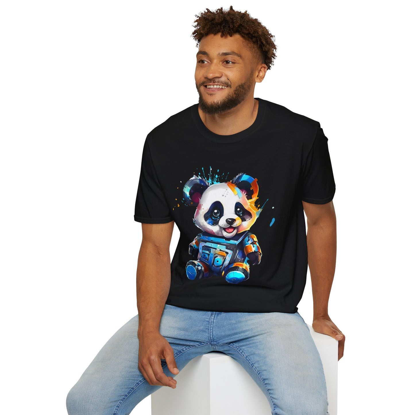 Animals Tees, Funny Animals Shirt, T Shirts with Funny Animals, T-Shirt with Panda, Panda Tees