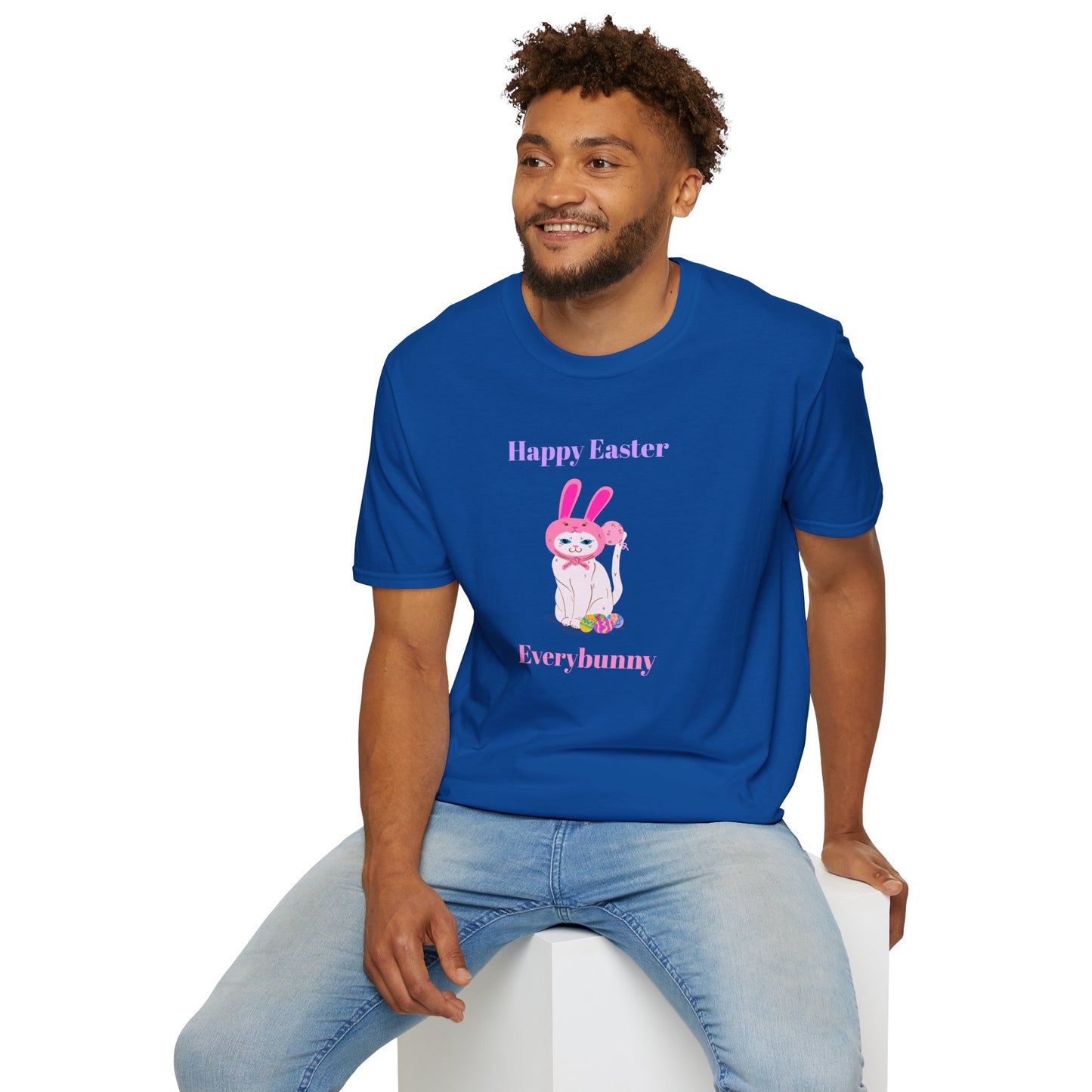 Easter Bunny T-Shirt, Tee Shirt with Easter Signature, T Shirt with Easter Prints, Tee Shirt with Easter Design - 11