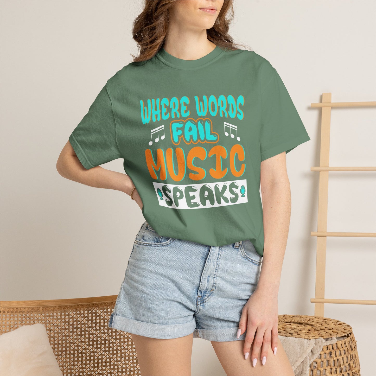 Music Graphic Design Unisex Cotton T-shirt 084