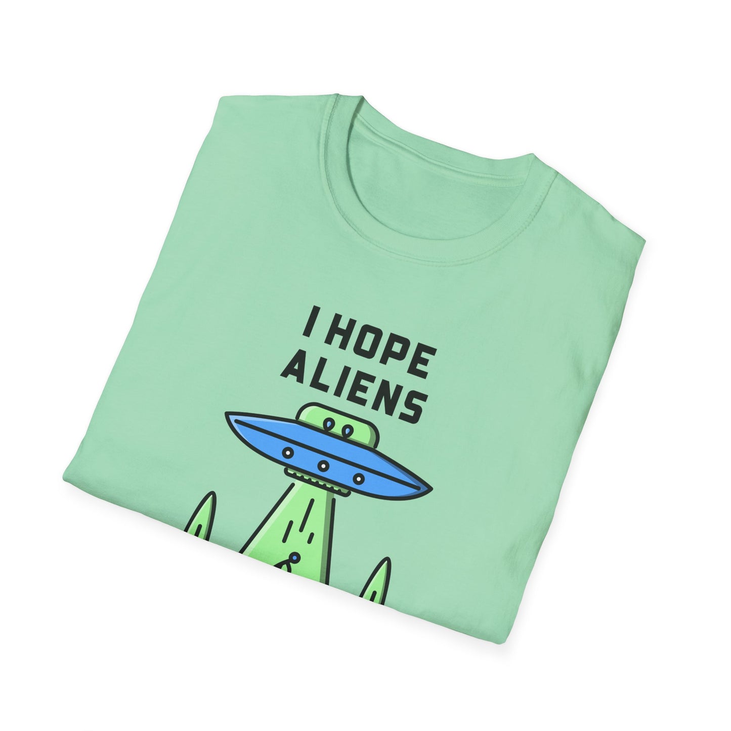 Funny T Shirts, UFO Tees, Funny Aliens Shirt - 2