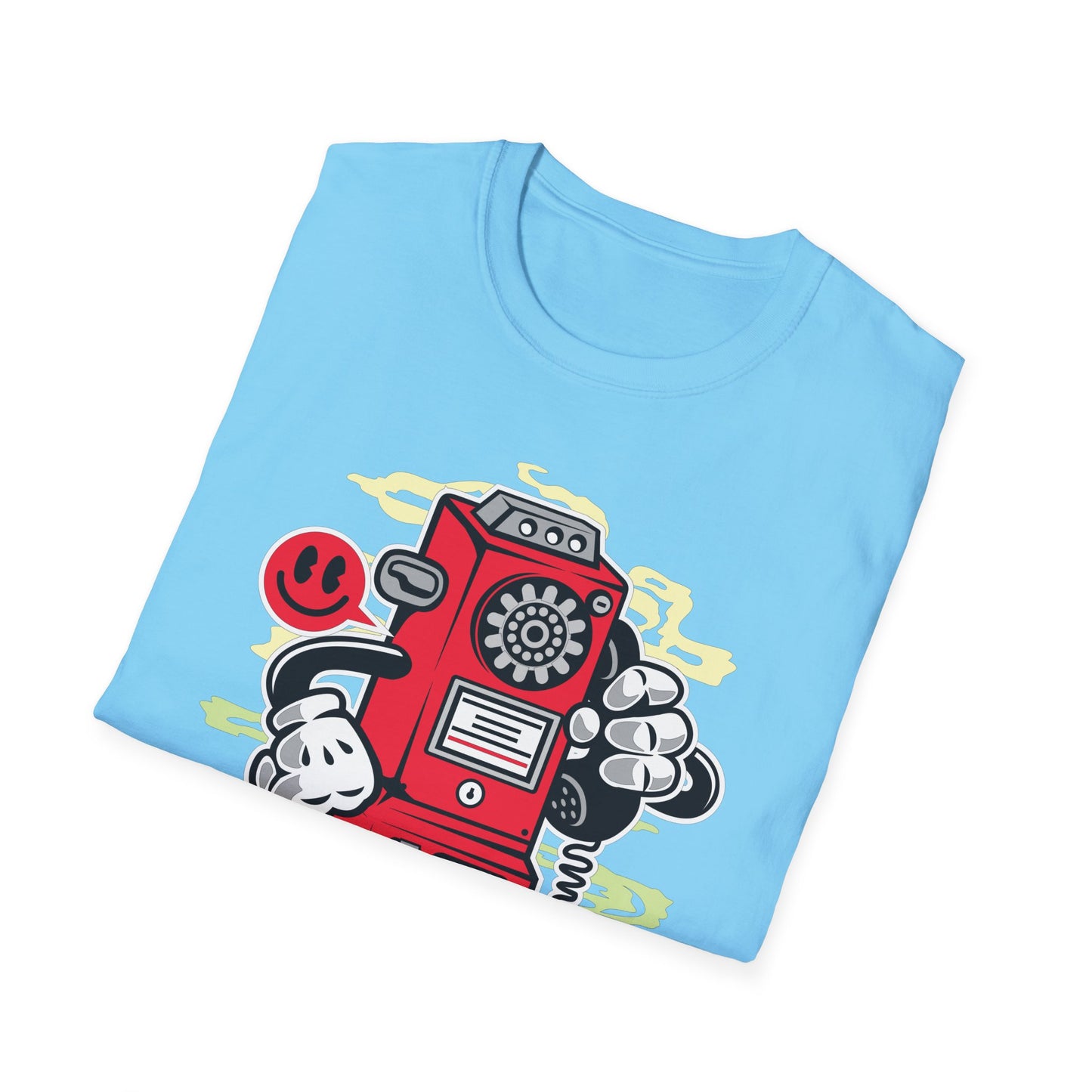 Cartoon T Shirt Animation T Shirt Funny Graphic Tee Softstyle 64000 Unisex Short Sleeve