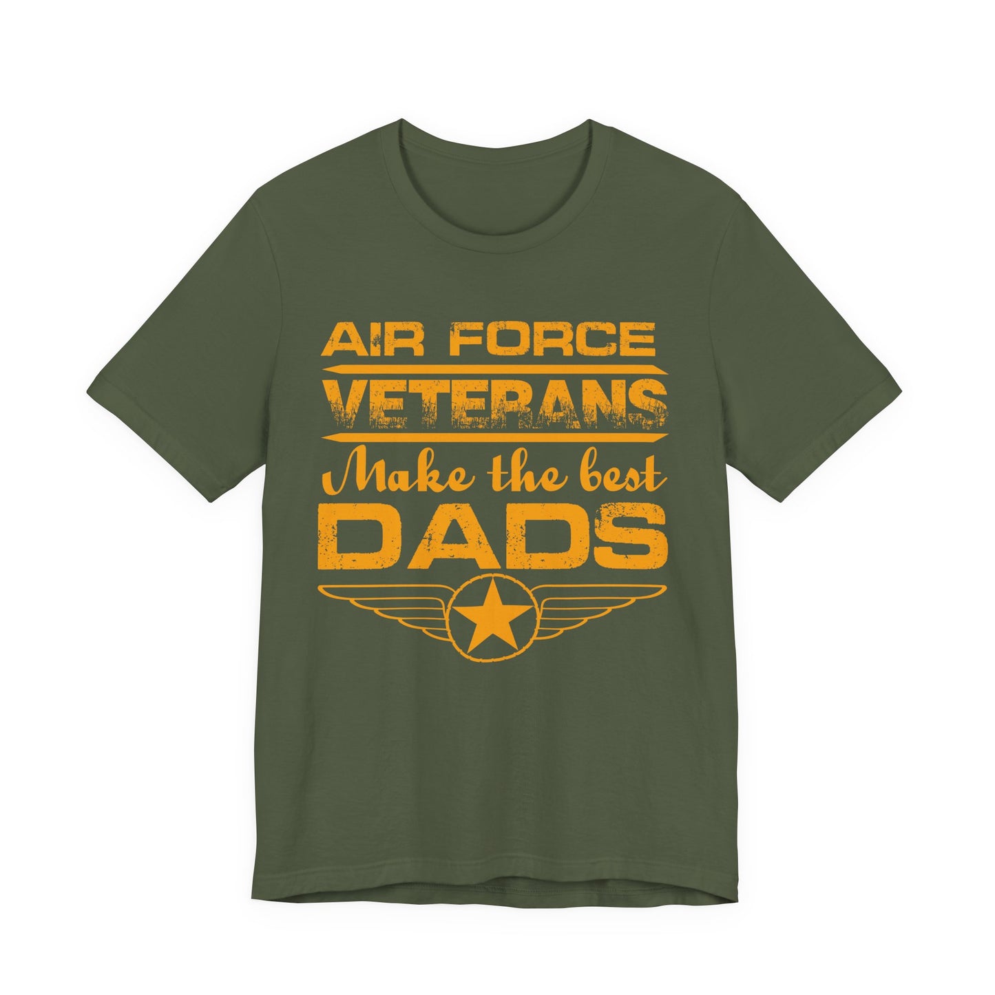 Air Force Veterans Make the Best Dads T-Shirt Military Dad Unisex Cotton Tee v48