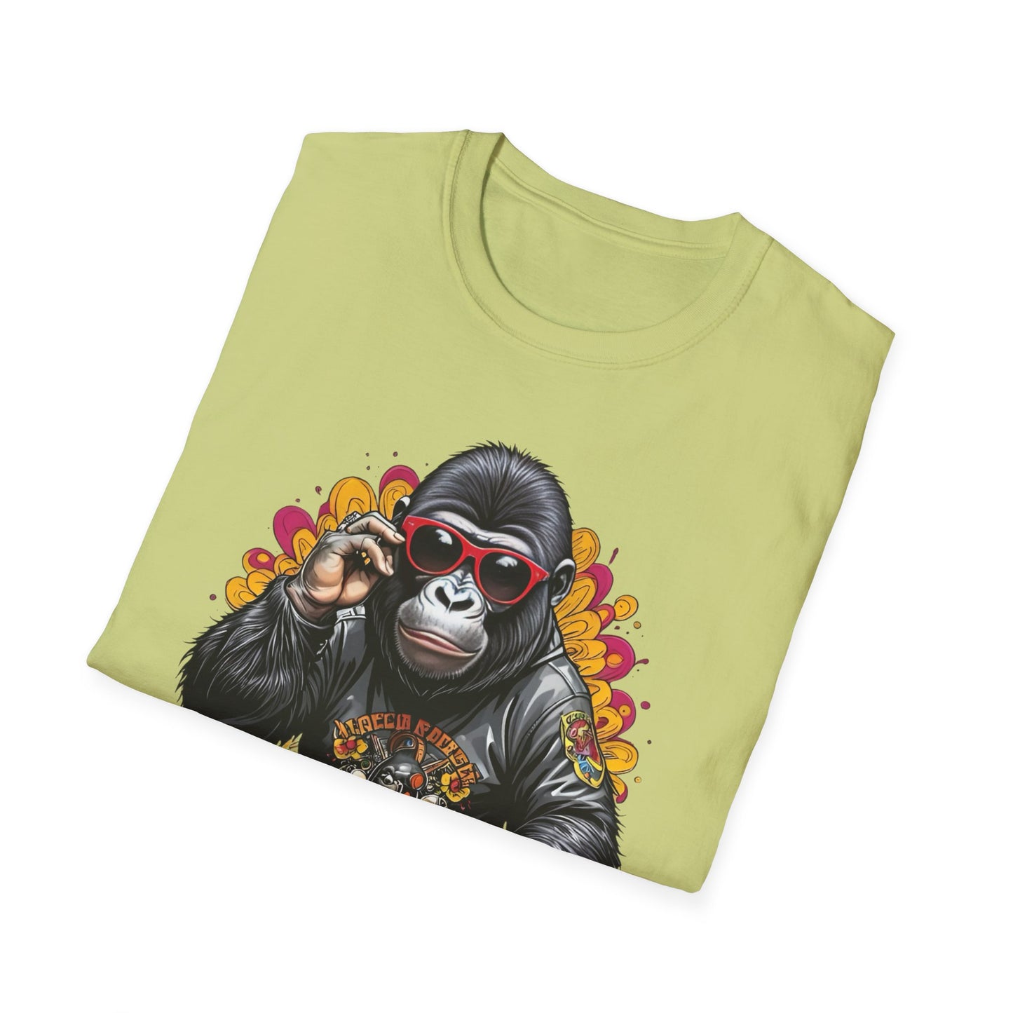 Animals Tees, Funny Animals Shirt, T Shirts with Funny Animals, T-Shirt with Gorilla, Monkey Tees