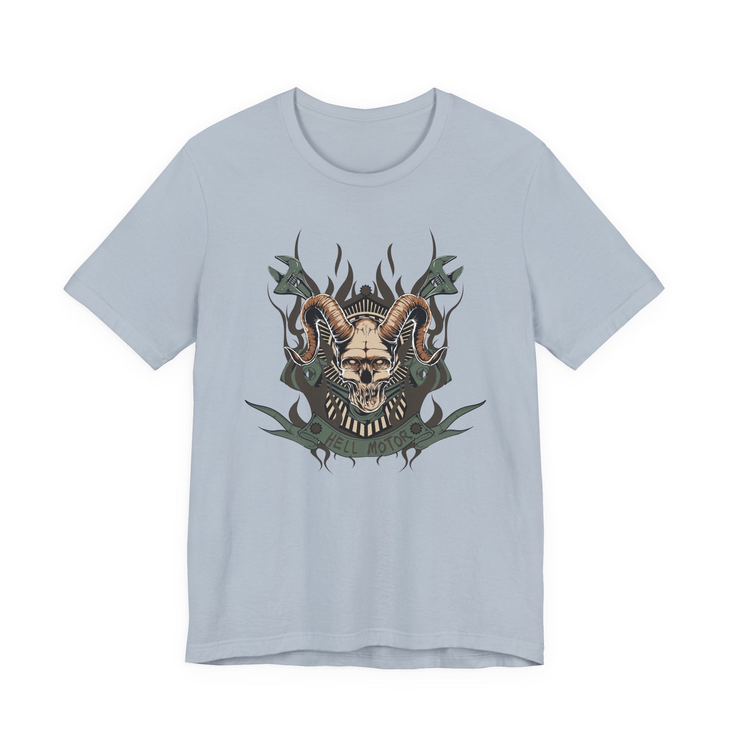 Gothic Skull Graphic Design Unisex Cotton Tee Art-49