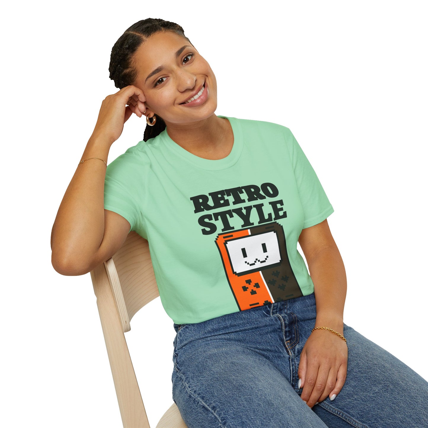 Retro T Shirt, Retro Design Shirt, Retro Art Tee Shirt, T-shirt with Retro Style