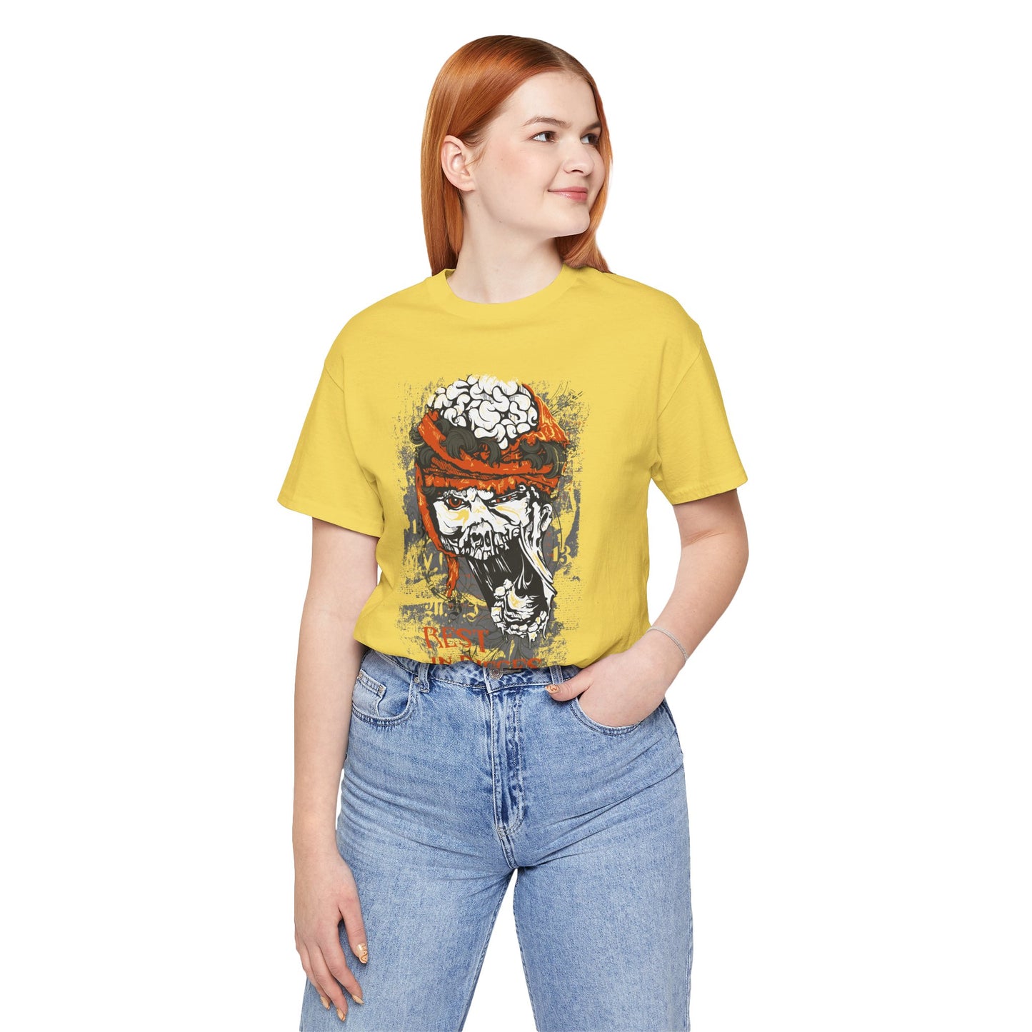 Skull Graphic Unisex Cotton T-Shirt r10