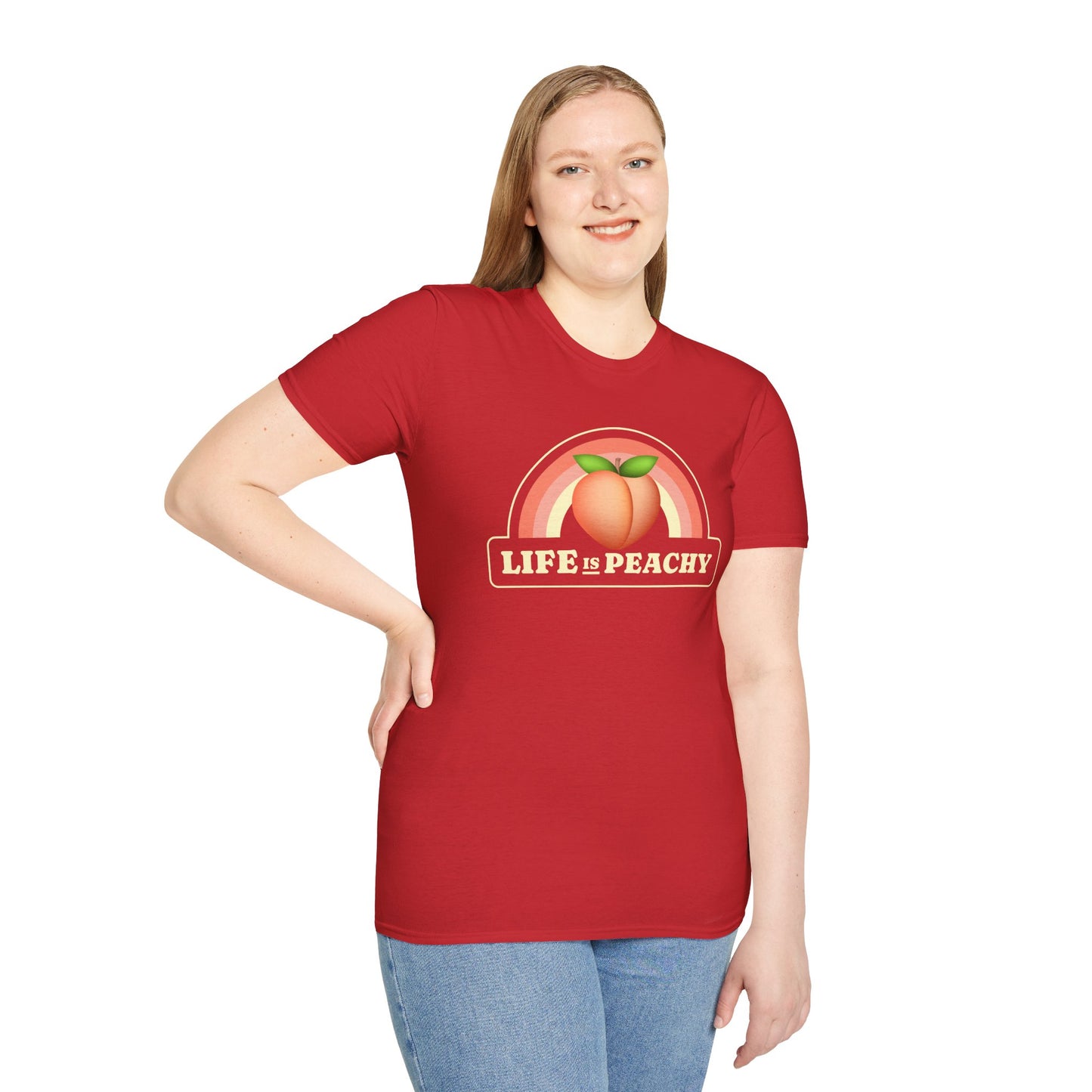Food Tees, Funny Food T Shirts, Funny T Shirts, Shirt with Fruits, Shirt with Peach