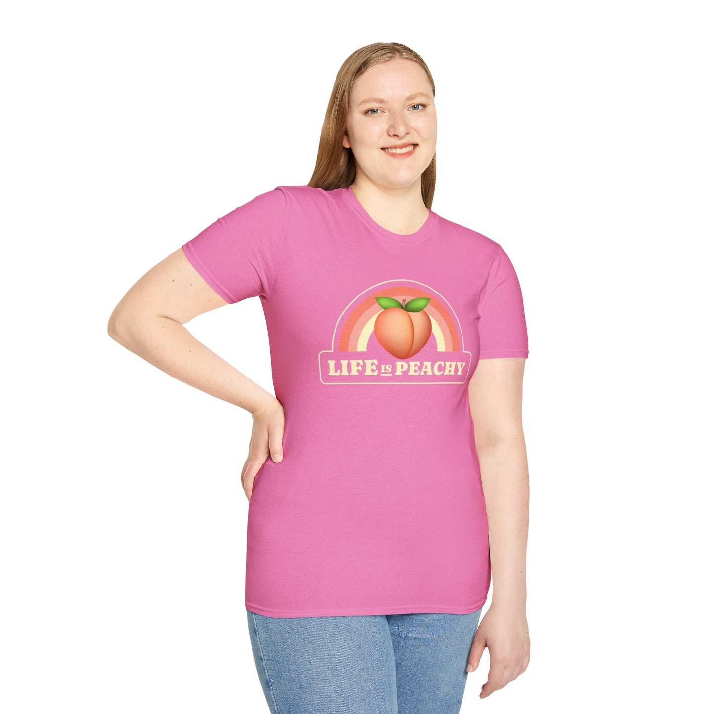 Food Tees, Funny Food T Shirts, Funny T Shirts, Shirt with Fruits, Shirt with Peach
