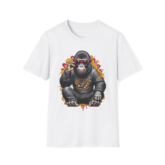 Animals Tees, Funny Animals Shirt, T Shirts with Funny Animals, T-Shirt with Gorilla, Monkey Tees