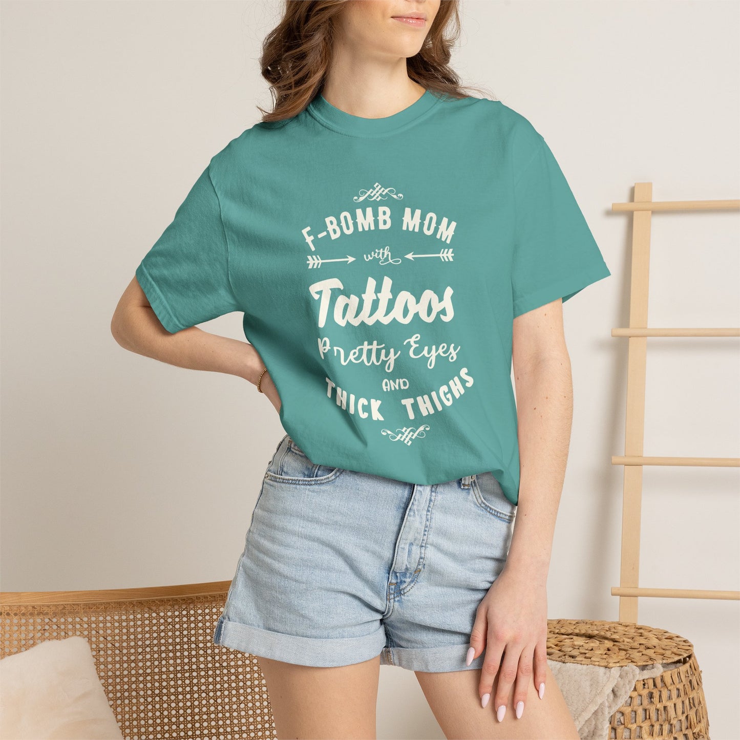 Mom T-shirt Mother's Day Mama Tee Unisex Comfort Colors Garment-Dyed Cotton h37