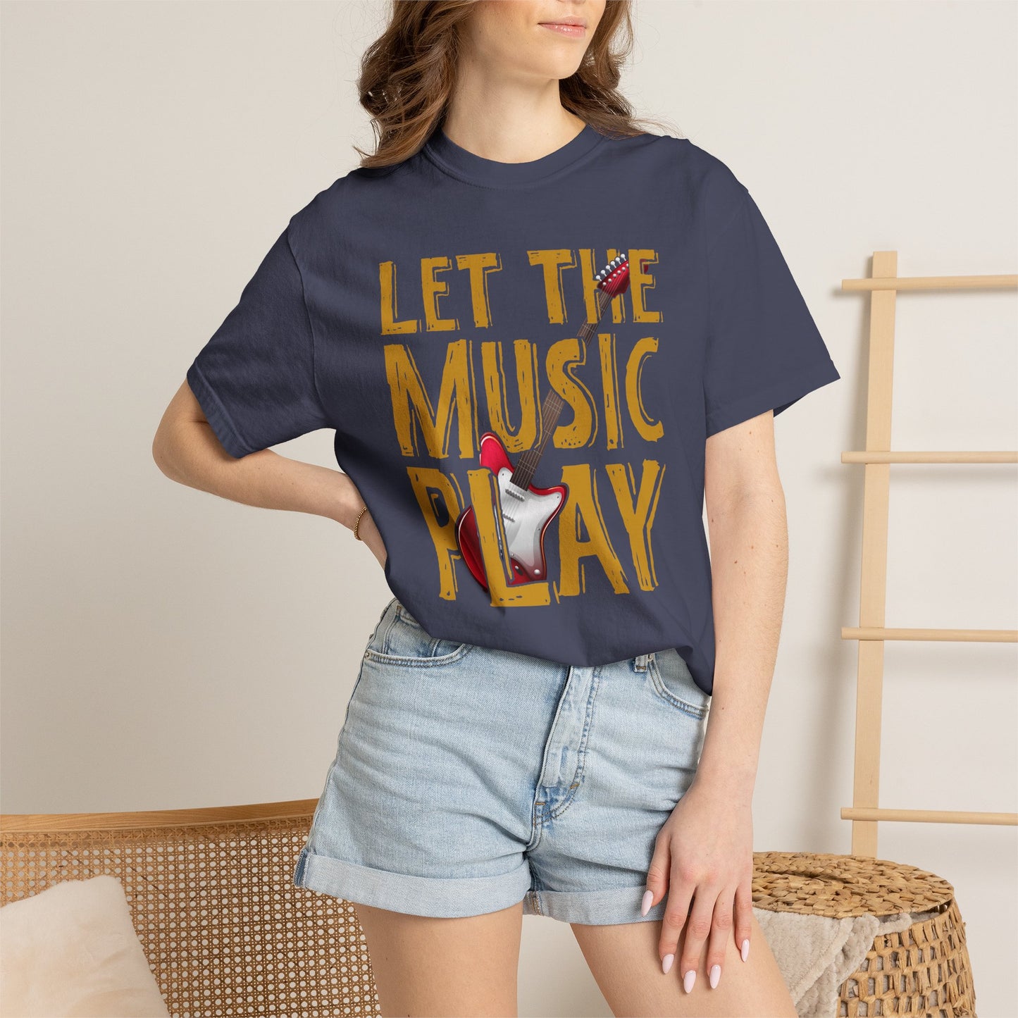 Music Graphic Design Unisex Cotton T-shirt 002