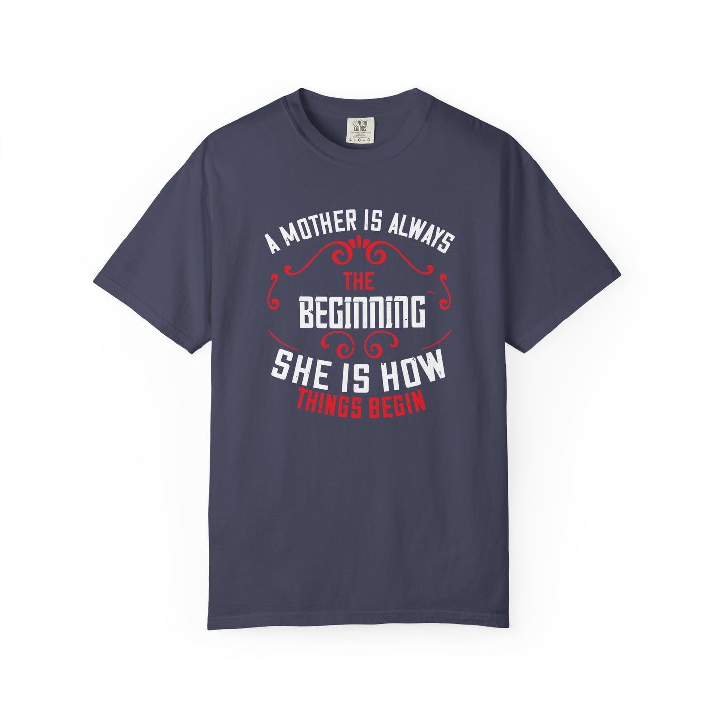 Mom T-shirt Mother Day Mama Tee Unisex Comfort Colors Garment-Dyed Cotton h53