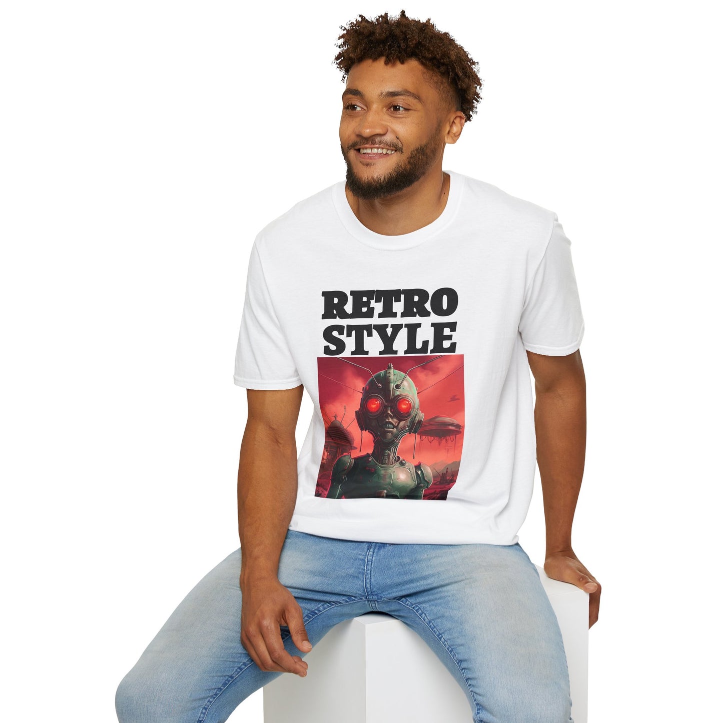 Retro T Shirt, Retro Design Shirt, Retro Art Tee Shirt, T-shirt with Retro Style