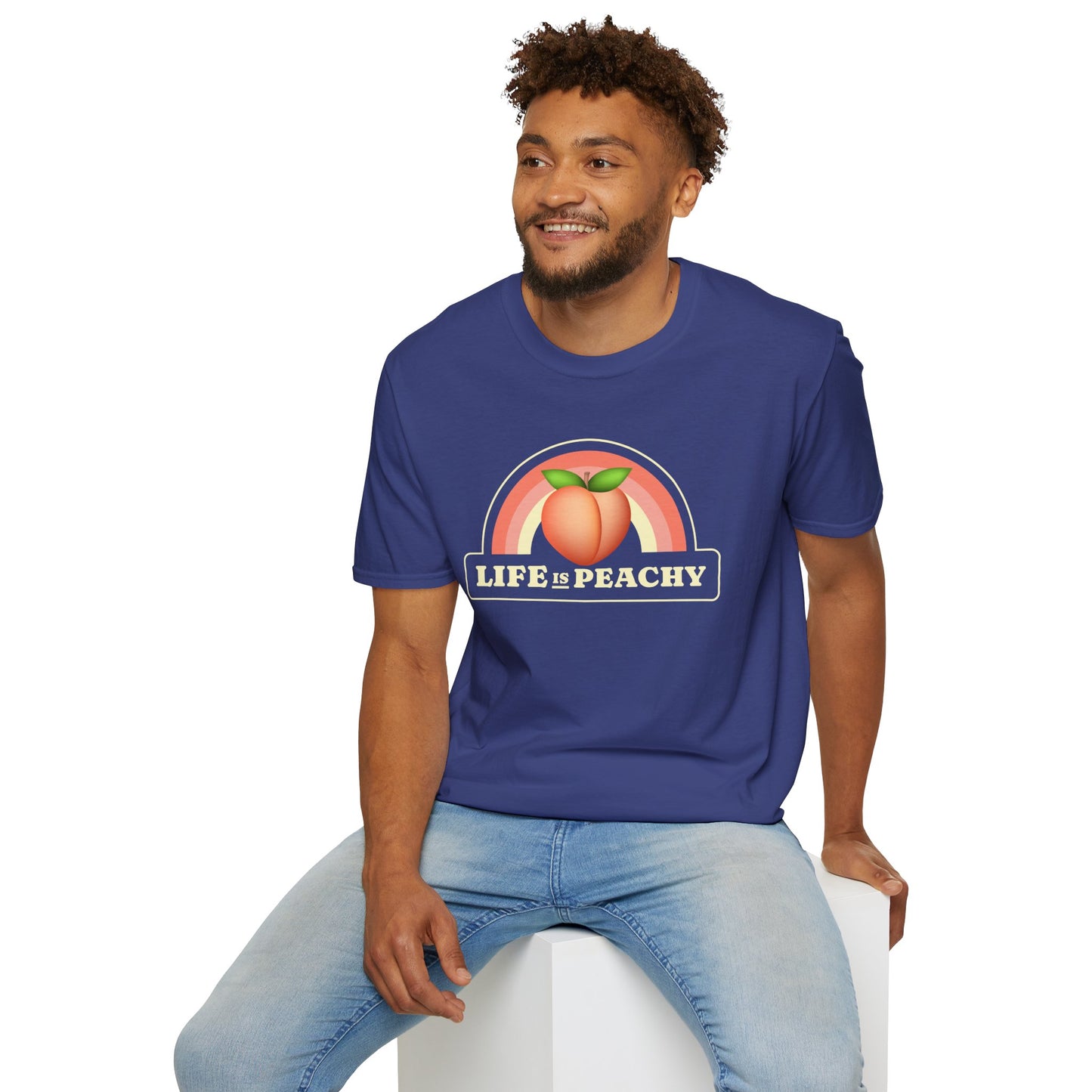 Food Tees, Funny Food T Shirts, Funny T Shirts, Shirt with Fruits, Shirt with Peach
