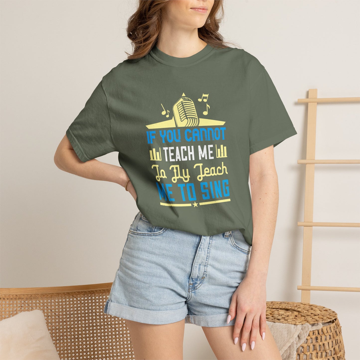 Music Graphic Design Unisex Cotton T-shirt m18